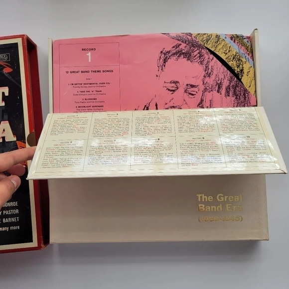 The Great Band Era Vintage 10 Vinyl Collectors Edition of Original Recording - Picture 7 of 16